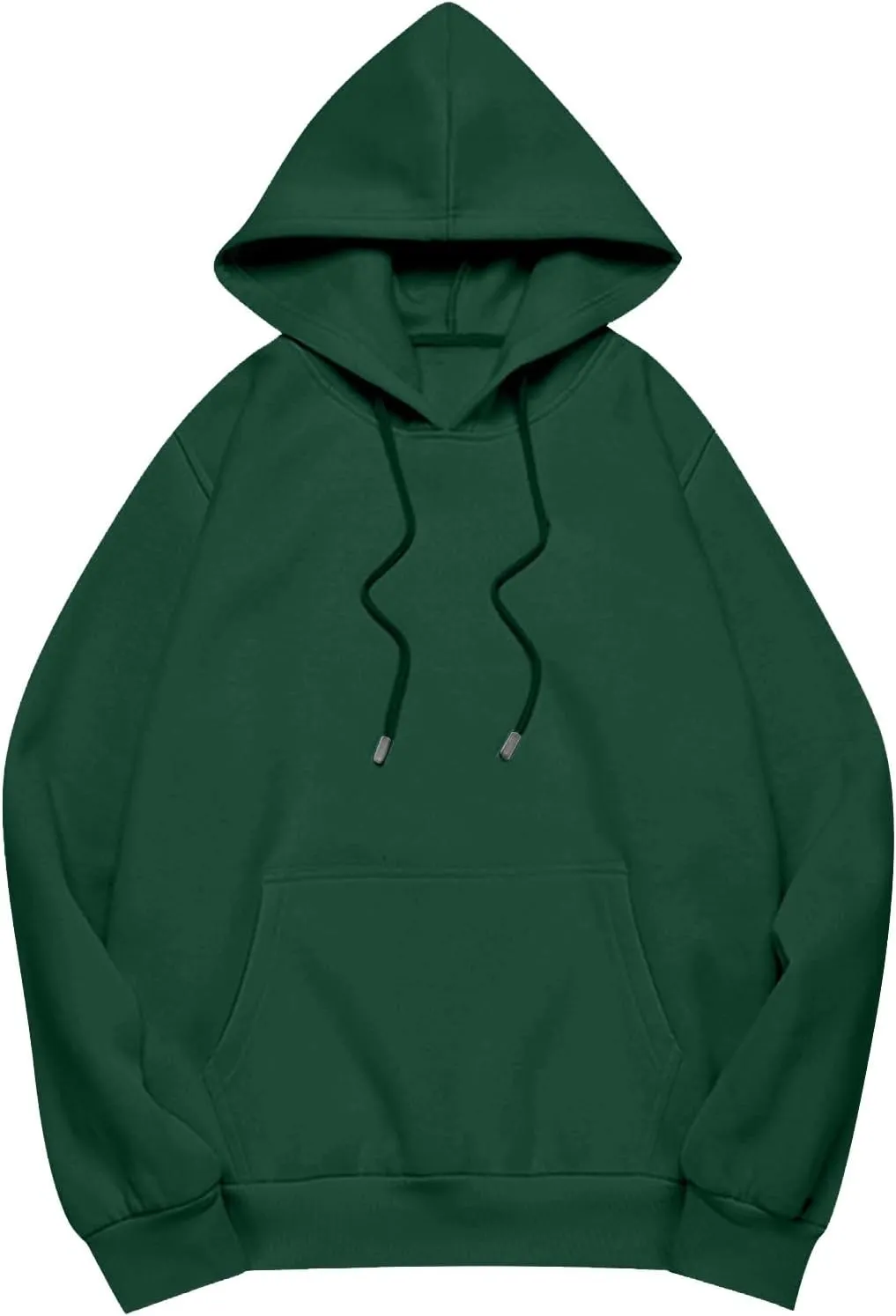 Womens Hoodies Drop Shoulder Oversized Y2K Hoodie Fleece Lightweight Plus Size Hooded Sweatshirt Pullover w/Pockets