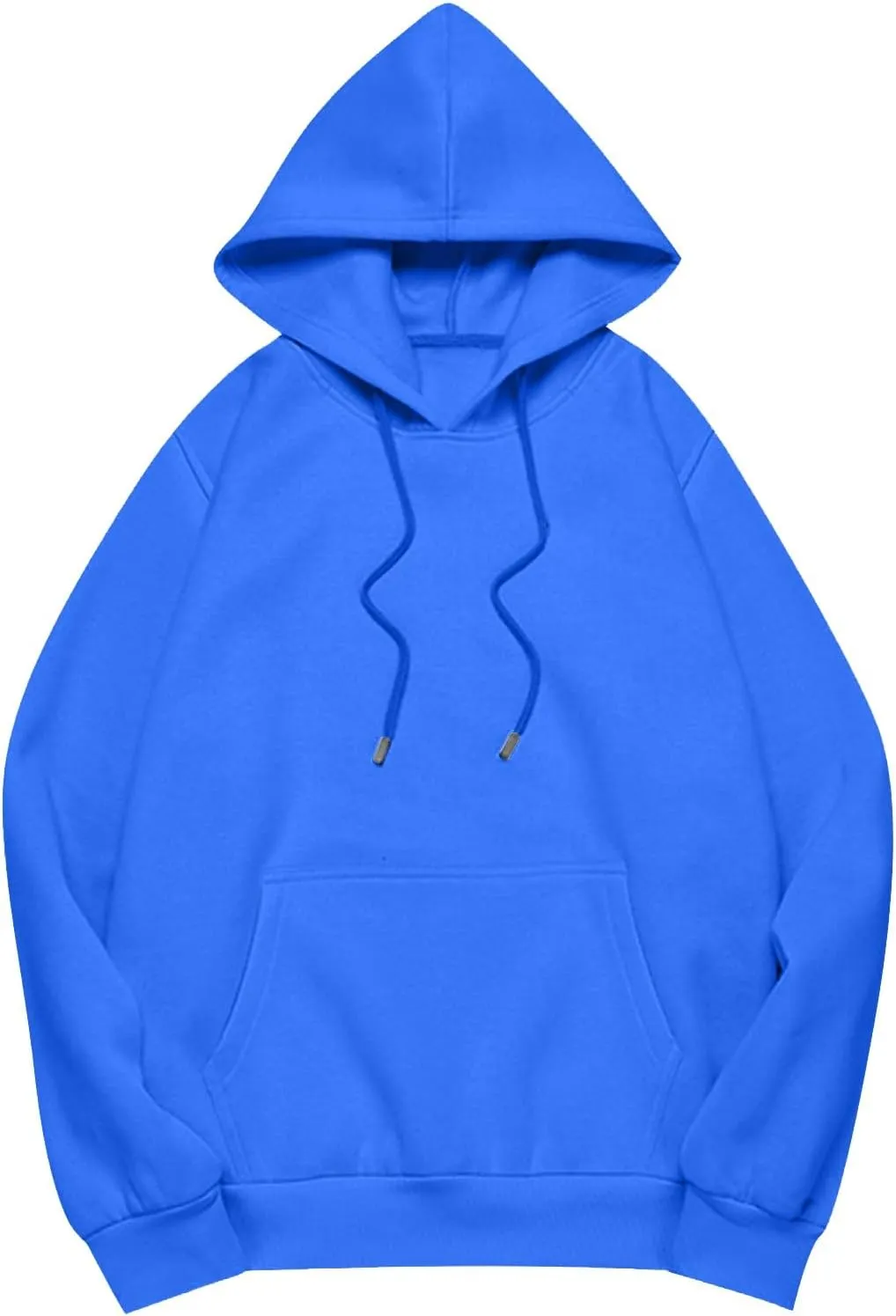 Womens Hoodies Drop Shoulder Oversized Y2K Hoodie Fleece Lightweight Plus Size Hooded Sweatshirt Pullover w/Pockets