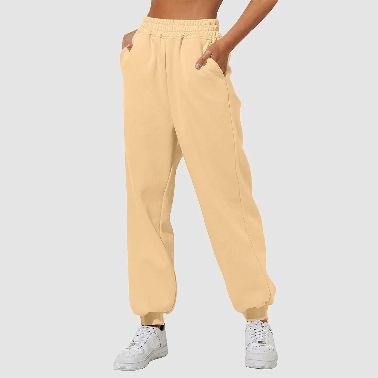 Womens Linen Summer Trendy Palazzo Lounge Pants Low Waist Bootcut Loose Fit Trousers Work Business