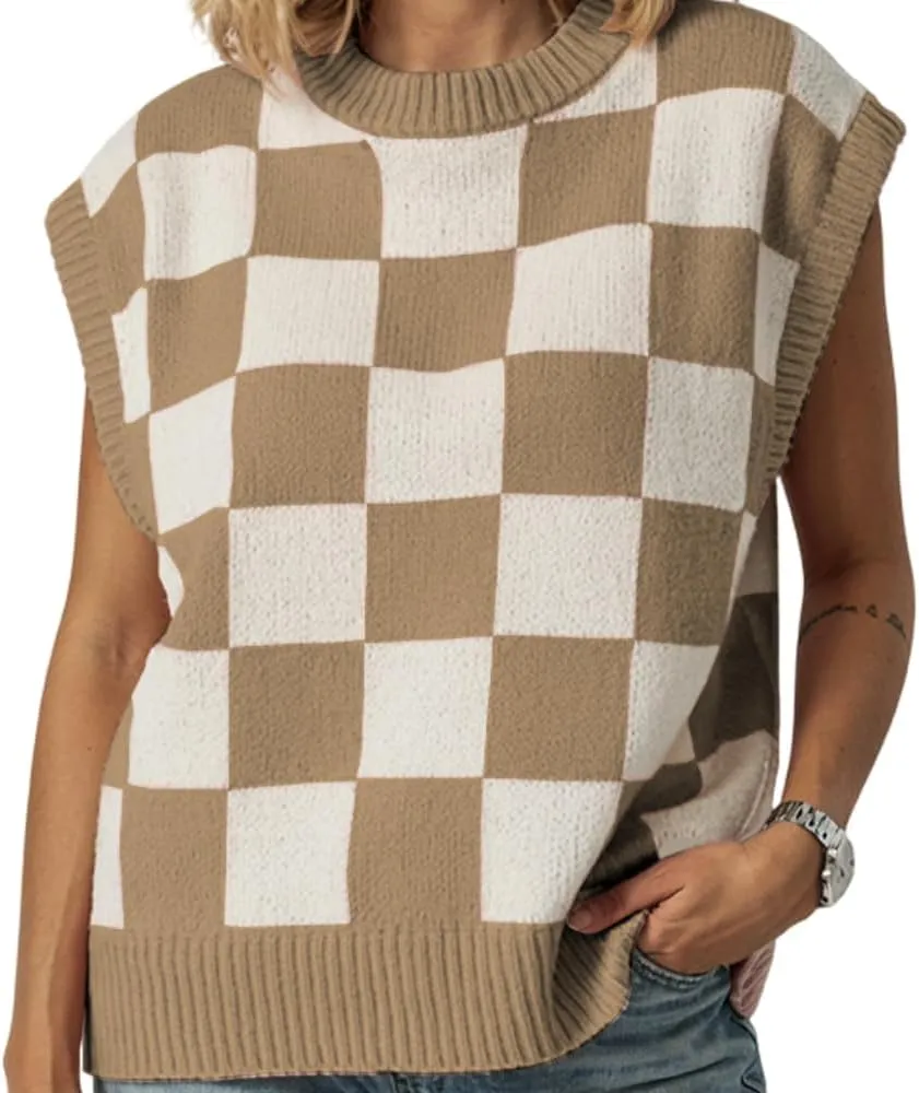 Women's Spring Loose Short Sleeve Pullover Sweater Fashionable Office Vacation Wear Fall Summer