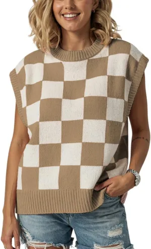 Women's Spring Loose Short Sleeve Pullover Sweater Fashionable Office Vacation Wear Fall Summer