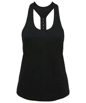 Womens TriDri® performance strap back vest | Black