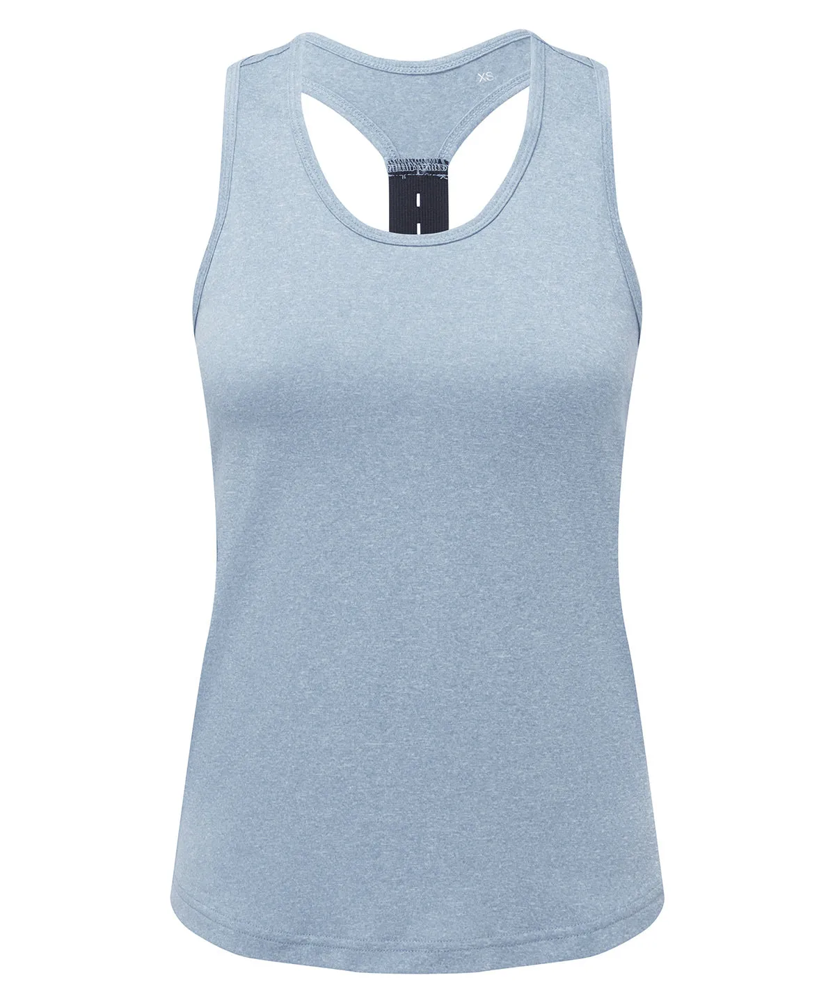 Womens TriDri® performance strap back vest | Dusk Blue Melange