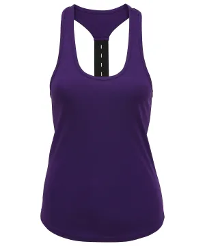 Womens TriDri® performance strap back vest | Purple