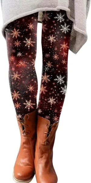 Workout Leggings for Women Fashion Soft Daily Vacation Deep Green Gray Green All Seasons Flare Leggings for Women