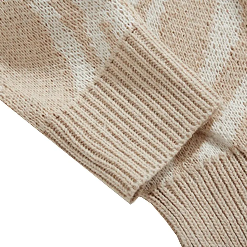 Zebra Noir Cotton Mens Sweater