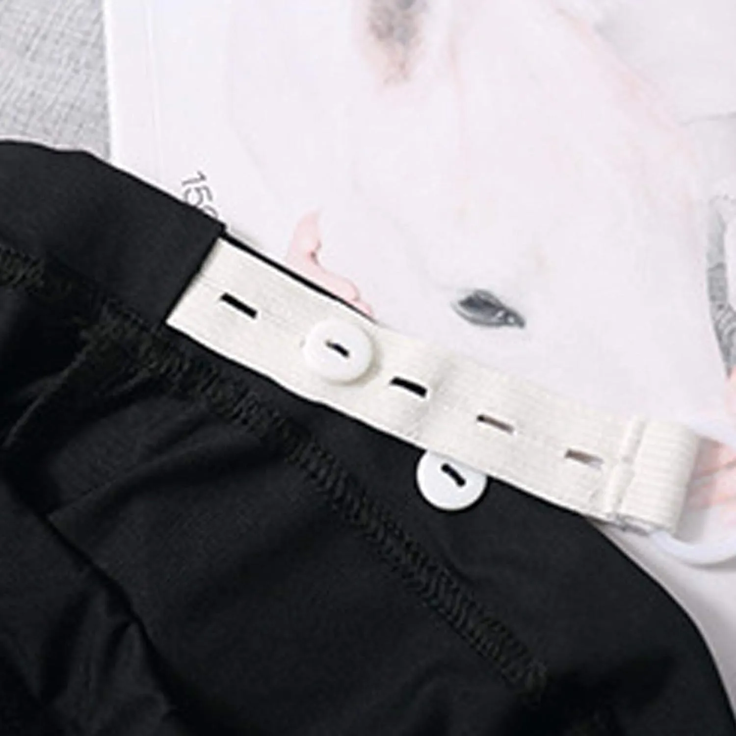 Zkuisw Yoga Pants Women High Elastic Waist Solid Color Maternity Pants Casual Adjustable Stretch Yoga Leggings Trousers