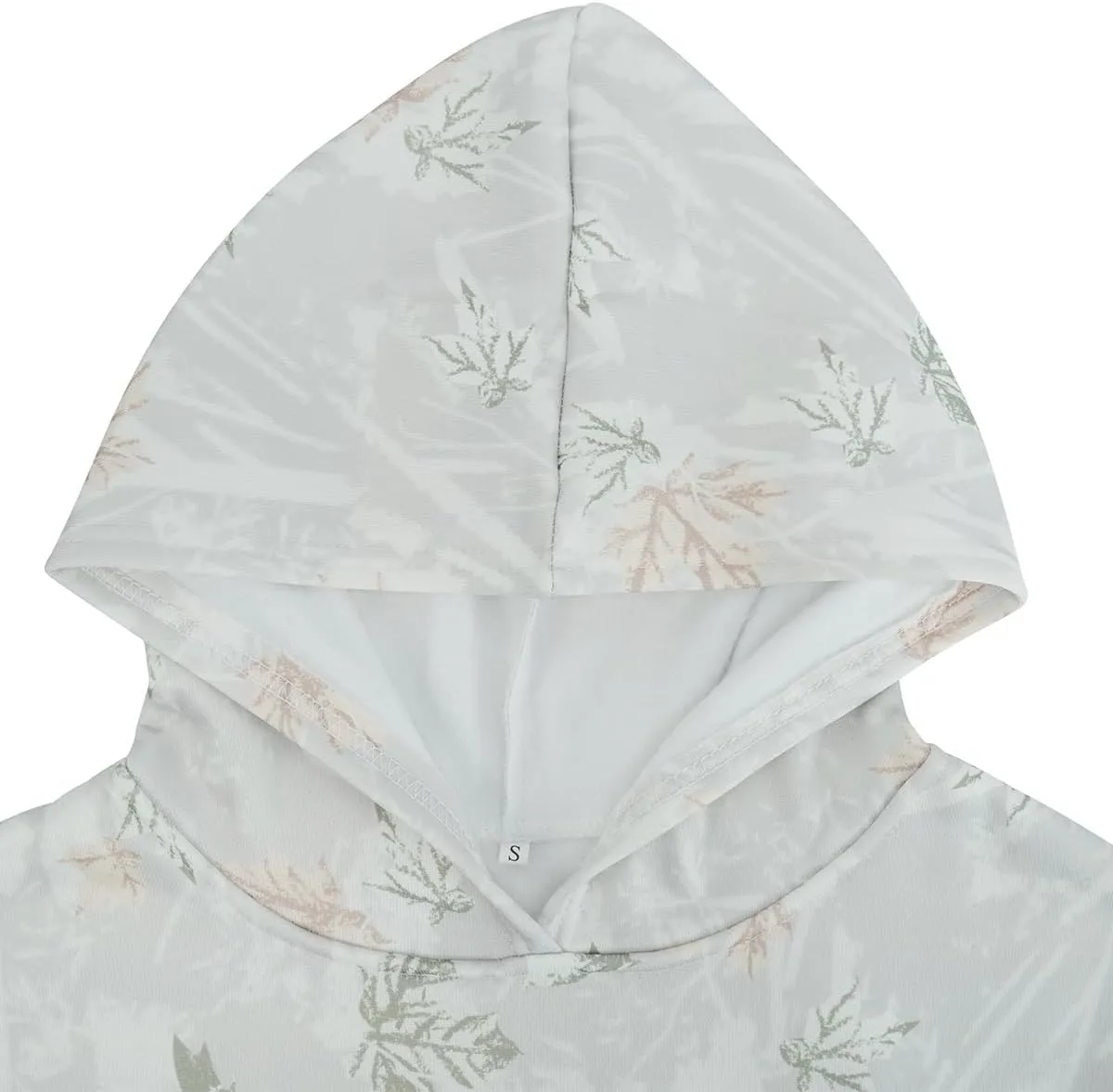 ZOCANIA Womens Camo Hoodie Spring Oversized Sweatshirt Long Sleeve Essentials Hoodie with Pocket
