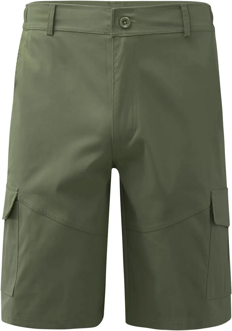 ZYXTIM Mens Classic Fit Chino Shorts Flat Front Pockets Elastic Waist Lightweight Business Work Shorts Vacation Beach Shorts